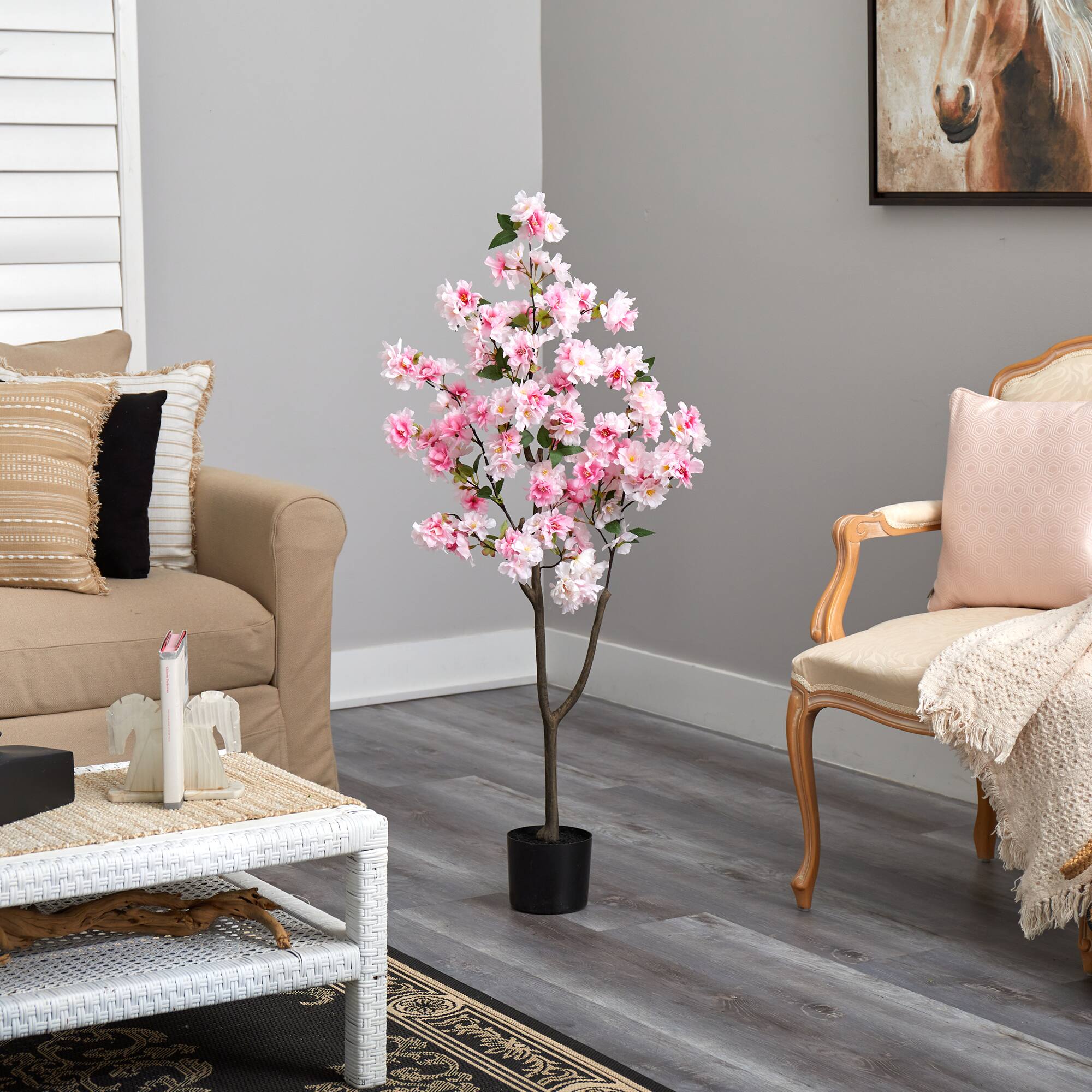 4ft. Potted Cherry Blossom Artificial Tree